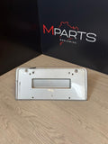 BMW E46 M3 01-06 Front License Plate Base Genuine 51112694726 Silver