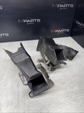 BMW E46 M3 OEM (2001-2006) BRAKE AIR INLET DUCTS + BRACKETS PAIR *NO BROKEN TABS