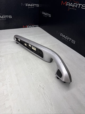 01-06 BMW E46 M3 Brushed Aluminum/Grey Door Trim Armrest Right Front Passenger