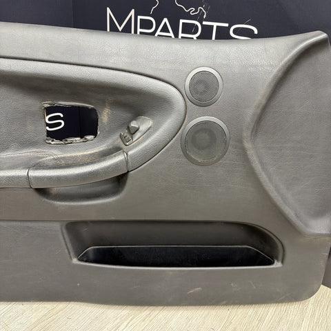 95-99 BMW E36 M3 Sedan Front Left Door Panel Card Black OEM