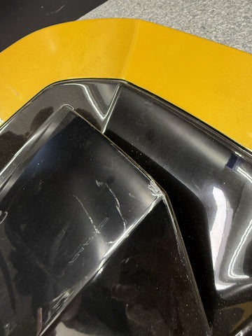 16-24 Lamborghini Huracan Spyder Rear Engine Hood Bonnet Yellow
