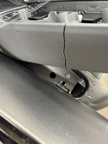 01-06 BMW E46 M3 Convertible Interior Armrests Trim Set Titan Shadow Grey