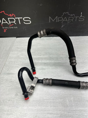 08-13 BMW E90 E92 E93 M3 S65 DCT Transmission Oil Cooler Lines 2283585