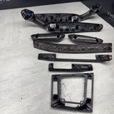 BMW E46 M3 01-06 Convertible Carbon Fiber Interior Trim Set 8 Piece