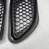 08-13 BMW E90 E92 E93 M3 Hood Scoops Space Jerez Black Pair 8042978 *Cracked*