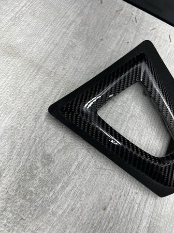 OEM Center Console Shifter Trim Dome Plate Alcantara BMW 15-20 F80 F82 F83 M3 M4