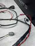 12V 185DB Loud Sound 4 Trumpet Red Train Air Horns Horn Kit E46 M3 Wiring