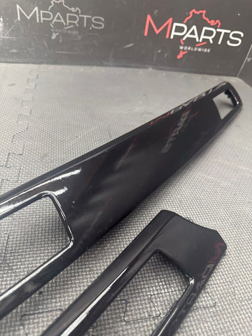 07-13 OEM BMW E92 E93 335 M3 Wrapped Black Interior Trim Dash Panels