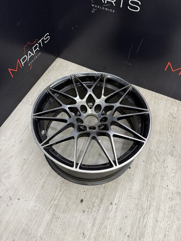 15-20 BMW F80 F82 F83 M3 M4 666M 20” Rear OEM Wheel Rim 20x10 *BENT