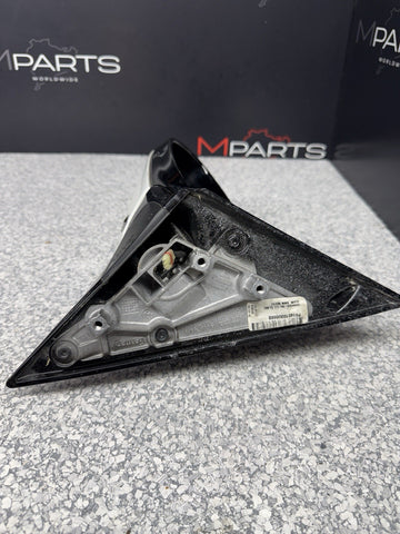 08-13 BMW E92 E93 M3 Left Heated Fold Mirror Assembly Gloss Black