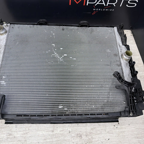 12-18 BMW F06 F10 F12 M5 M6 S63 Main Radiator Intercooler Cooling Assembly OEM