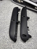 01-06 BMW E46 M3 Brushed Aluminum/Black Door Trim Armrests Front Rear Coupe