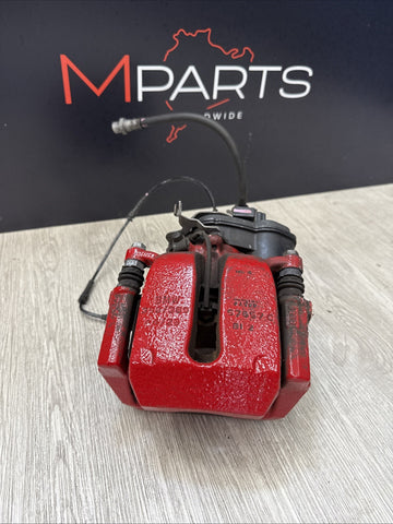20-25 OEM BMW F96 X6M Rear Right Passenger Side Caliper Brembo Red