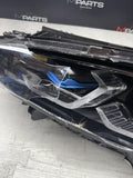BMW 21-24 G80 G82 G83 M3 M3 LEFT DRIVER LASER BLACK HEADLIGHT OEM *DAMAGED