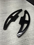 NEW 08-14 BMW E90 E92 E93 M3 X5M X6M DCT Paddle Shifters Levers Carbon Fiber
