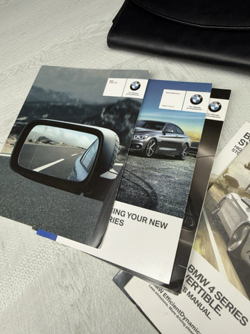 2015 BMW F33 4-Series Convertible 428i 435i xDrive Owners Manual Owner Books Set