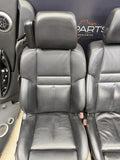 06-10 BMW E64 M6 Front Rear Seats Door Panels Leather Merino Seats Set Black Oem