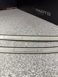 12-20 BMW F30 F80 328 335 M3 Sedan Roof Rack Rail Molding Trim Set White OEM