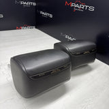 2001-2006 BMW E46 M3 Convertible Black Rear Headrests Head Rests Pair 64k Miles