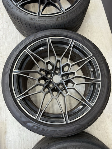 BMW 21-25 G80 G82 G83 M3 M4 FACTORY OEM 826M COMPETITION STOCK RIMS WHEELS