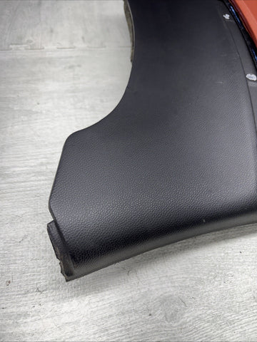 2008-2013 BMW E92 M3 Coupe Left Rear Interior Trim Panel Fox Red Leather OEM