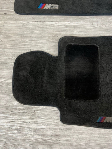 Used Genuine 01-06 BMW E46 M3 Convertible Carpets Floor Mats Black Front & Rear