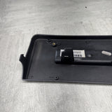 BMW E46 M3 01-06 Front License Plate Base 51112694726 2694726 Carbon Black OEM