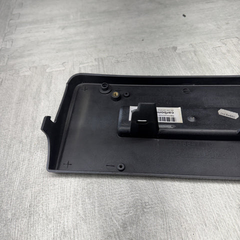 BMW E46 M3 01-06 Front License Plate Base 51112694726 2694726 Carbon Black OEM