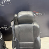 01-06 BMW E46 M3 Convertible Interior Front Non Heated Seats Black *Notes*