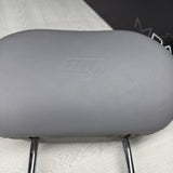 BMW E46 M3 01-06 Front Seat Headrest Head Rest Gray OEM