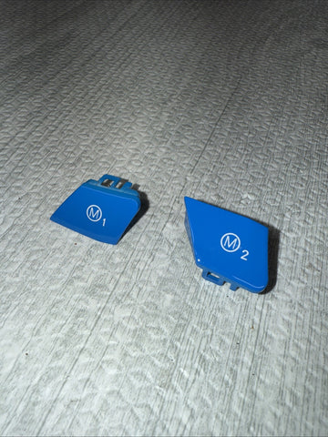 NEW BMW Blue M1 M2 Switches Buttons Covers Caps F80 F82 F83 F87 M2 M3 M4