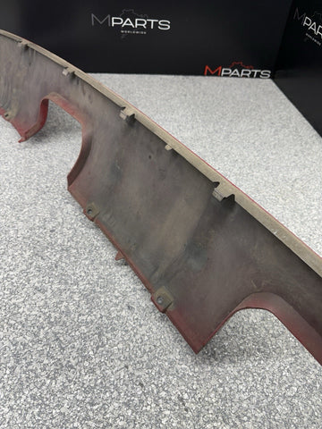 01-06 BMW E46 M3 Rear Bumper Lower Lip Diffuser Trim Panel OEM Imola Red