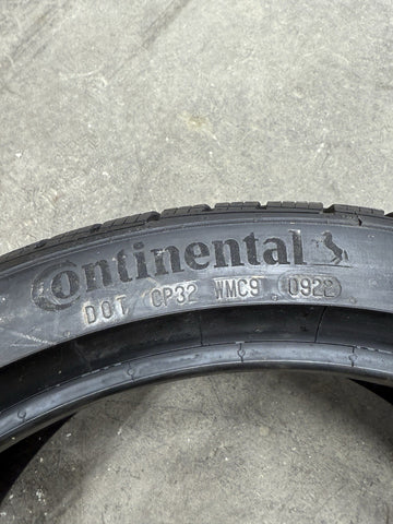 2022 Used 255 35 19 255/35/19 255/35R19 96H Continental Tire 8/32