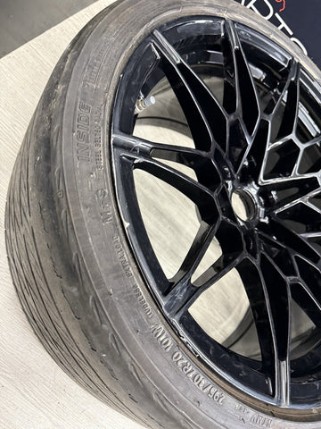 OEM / REFURBISHED 20” BMW G82 G83 G80 M3 Rear Wheel Rim 826M 20x10.5 Gloss Black