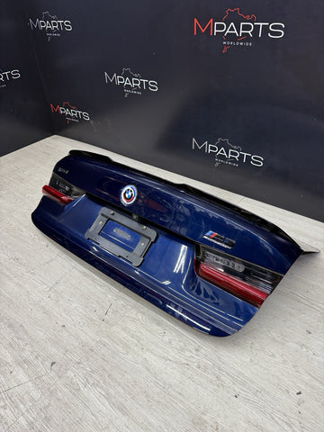 (PICKUP ONLY) BMW 21-26 G80 M3 Sedan Rear Trunk Deck Lid Tanzanite Blue