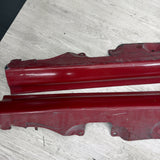 01-06 BMW E46 M3 Rocker Panel Side Skirts OEM Imola Red