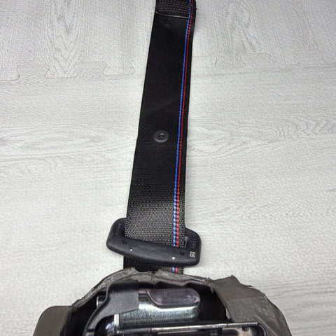 OEM BMW G80 M3 Competition Rear Left Driver Side Seatbelt Retractor M Stitch