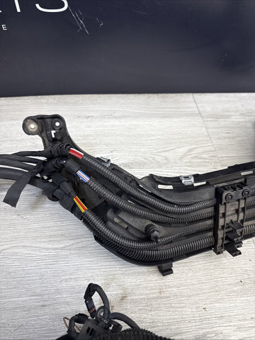 14-19 BMW F85 F86 X5M X6M S63 Engine Motor Front Right Wire Harness Loom *CUT