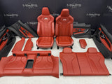 OEM 15-20 BMW F82 M4 LEATHER SEAT SEATS CUSHION INTERIOR SET SAKHIR ORANGE