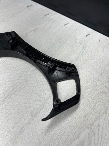 08-13 BMW E90 E92 E93 M3 Lower Steering Wheel Trim Cover Plate Carbon Fiber