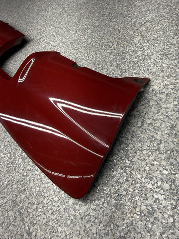 01-06 BMW E46 M3 Rear Bumper Lower Lip Diffuser Trim Panel OEM Imola Red