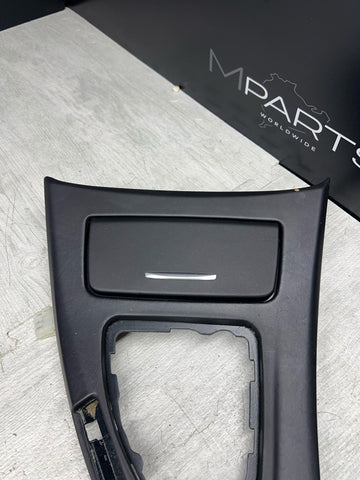 09-13 BMW E90 E92 M3 MANUAL CCC LEATHER CENTER CONSOLE TRIM