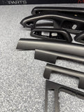 01-06 BMW E46 M3 Convertible Interior Armrests Trim Set Titan Shadow *Notes*
