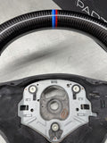 08-13 BMW E90 E92 E93 M3 OHC Carbon fiber Steering Wheel Tri Stitched Manual
