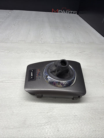 01-06 BMW E46 M3 Center Dome SMG Shift Plate Titan Shadow Grey
