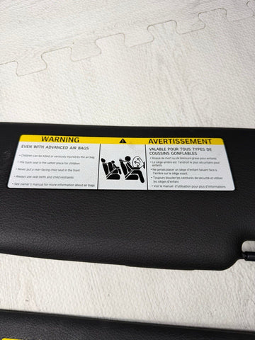 14-21 OEM BMW F22 F87 M235 M2 Interior Sun Visors Leather Black Pair Set