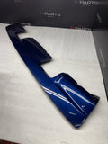 01-06 BMW E46 M3 Rear Bumper Lower Lip Diffuser Trim Panel OEM Interlagos Blue