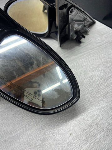 08-13 BMW E92 E93 M3 Folding Mirrors Gloss Black Trims + Glass / No Covers