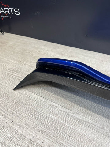 OEM BMW G01 F97 X3 X3M Rear Tailgate Liftagte Trunk Roof Upper Wing Spoiler Blue