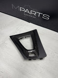 15-20 BMW F80 F82 F83 M3 M4 Center Dome DCT Shifter Plate + Carbon Fiber Overlay